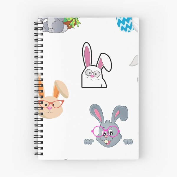 Item preview, Bunny With Glasses Sticker Pack designed and sold by SportyDogShop.