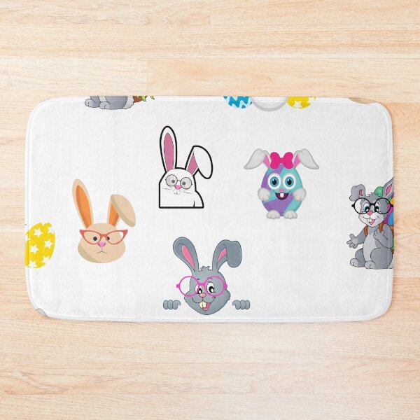 Item preview, Bunny With Glasses Sticker Pack designed and sold by SportyDogShop.