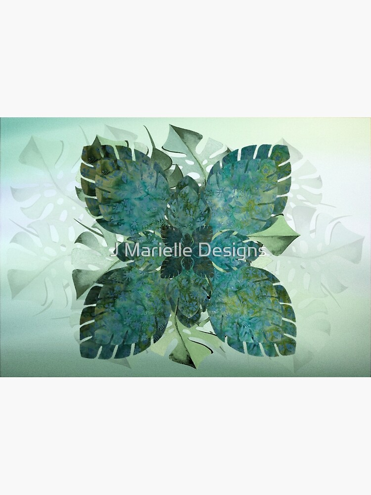 "Hawaiian Quilt Series Monstera" Poster for Sale by JMarielle Redbubble