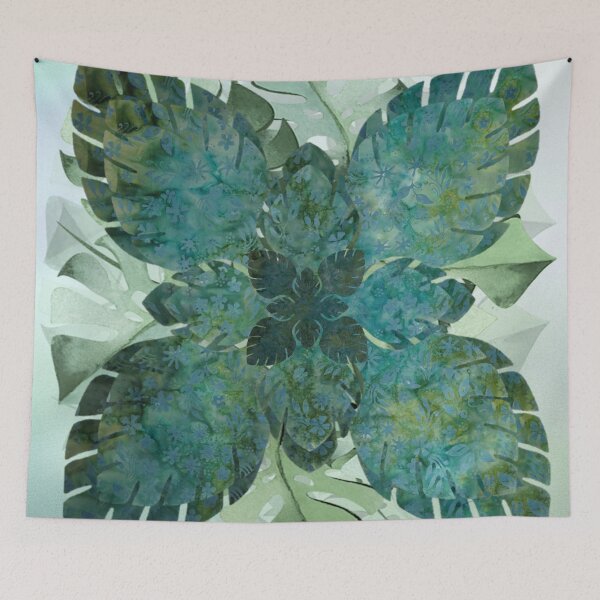 Item preview, Hawaiian Quilt Series: Monstera designed and sold by J Marielle Designs.