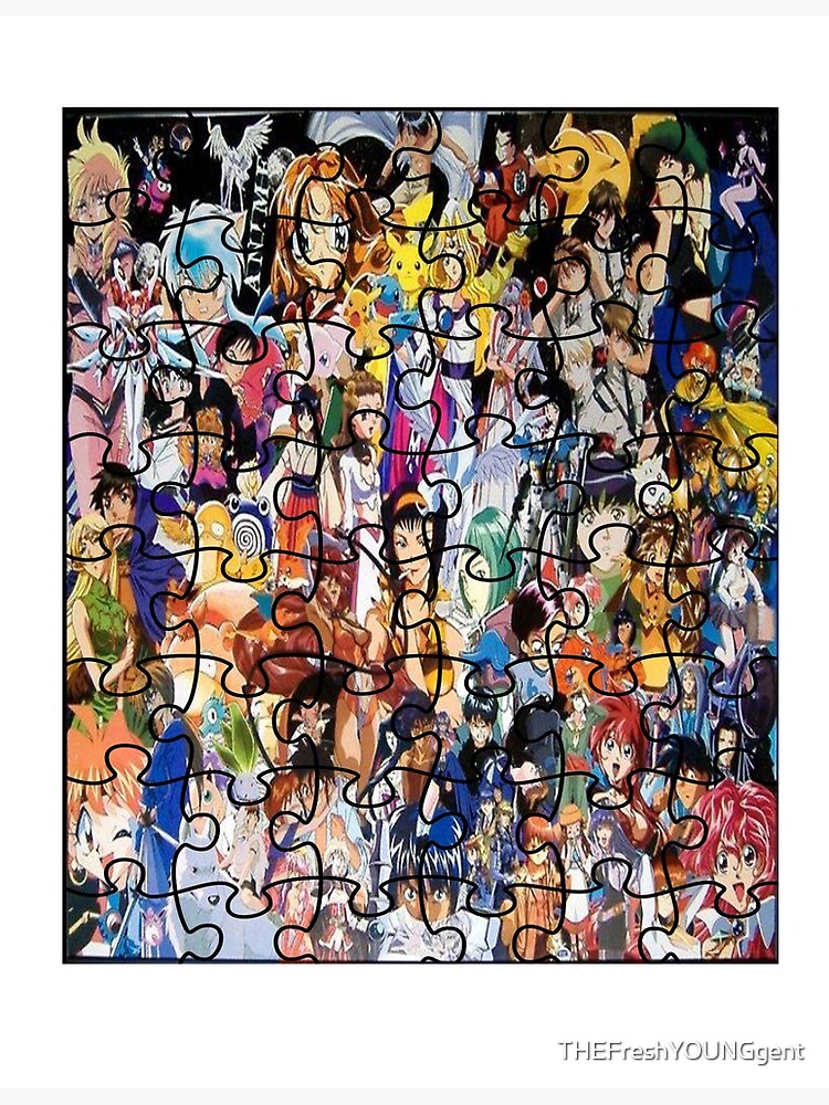 "Anime Puzzle " Poster by MatthewHdesigns Redbubble