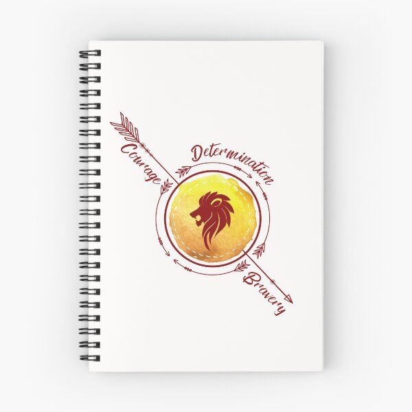 Item preview,  Red and Golden Lion Courage, Determination, Bravery designed and sold by AlexWolfDesigns.