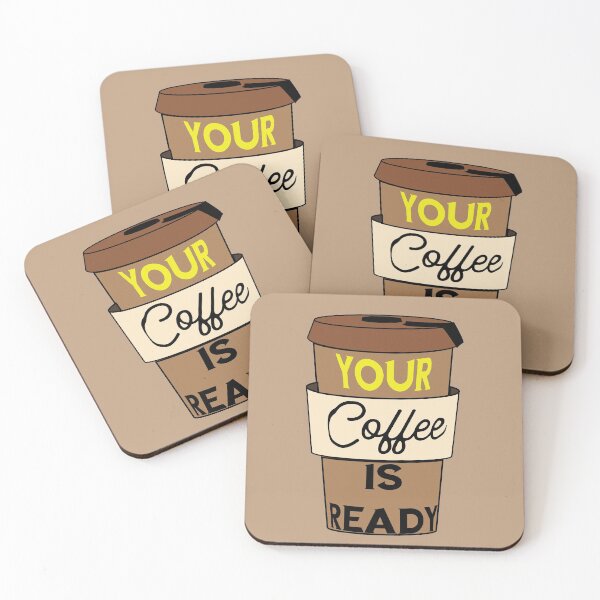 Item preview, Your Coffee is Ready - Your Coffee is Ready Graphic and sticker pack designed and sold by WilsonCreekArts.