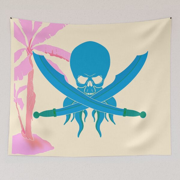 Item preview, Gutterpup Island (Blue/Pink) designed and sold by GutterpupUK.