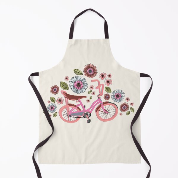 Item preview, Hippie Banana Bike 1970s Floral- Pink designed and sold by AmyJCreative.
