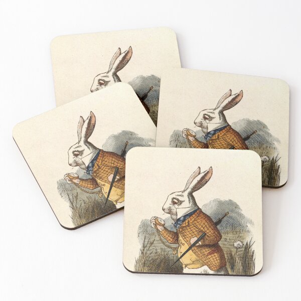 Item preview, Cute Vintage Rabbit: The White Rabbit Sir John Tenniel designed and sold by The Great  Art.