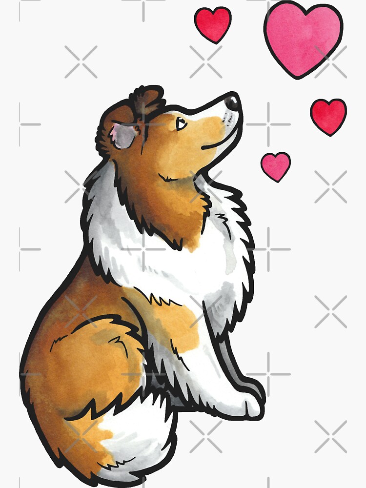 Sheltie life 6" sticker *E768* Shetland sheepdog collie leash collar dog decal