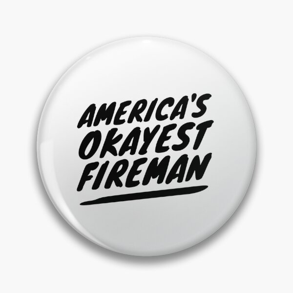Item preview, America's okayest Fireman - funny paramedic emt designed and sold by JustSaiyan1.