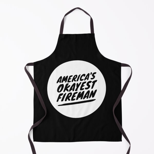 Item preview, America's okayest Fireman - funny paramedic emt designed and sold by JustSaiyan1.