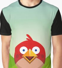 Red Bird Graphic T-Shirt