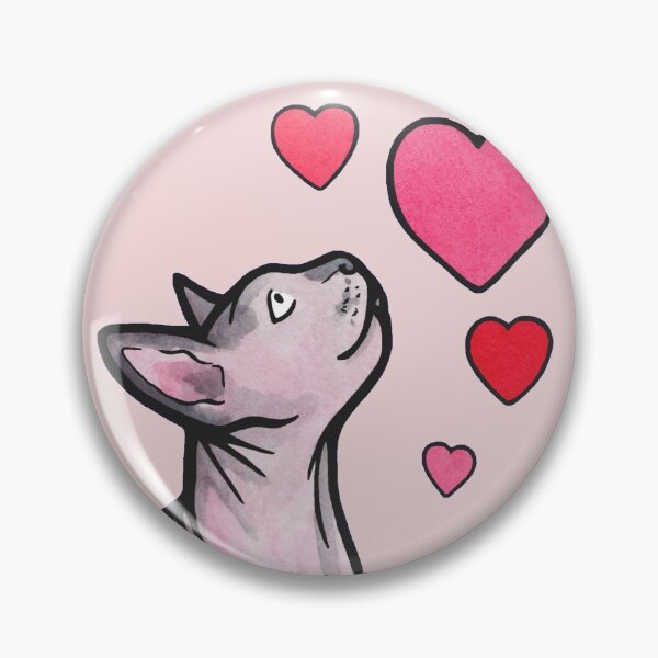 Artikelvorschau, Sphynx Liebe entworfen und verkauft von animalartbyjess.