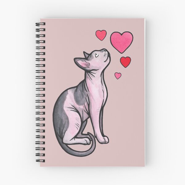 Item preview, Sphynx love designed and sold by animalartbyjess.