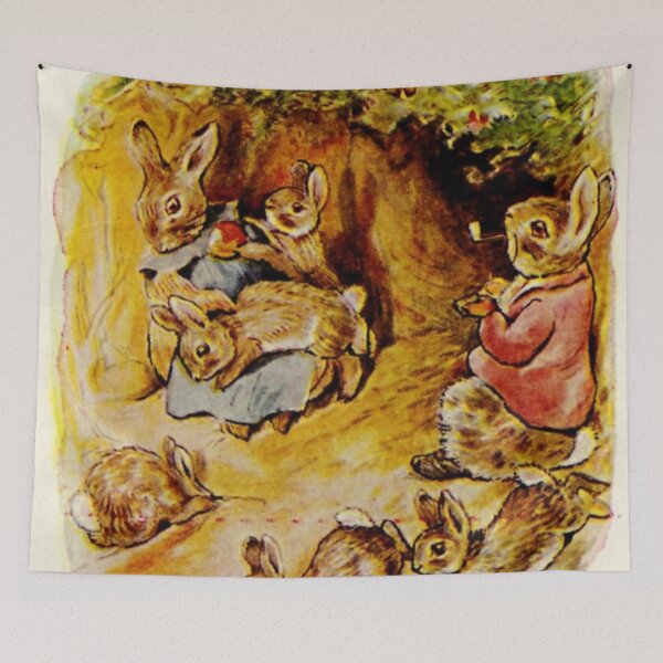 Item preview, Cute Vintage Rabbit: The Tale of the Flopsy Bunnies  designed and sold by The Great  Art.
