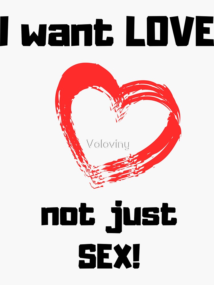 Love Sex Sticker By Voloviny Redbubble 0697