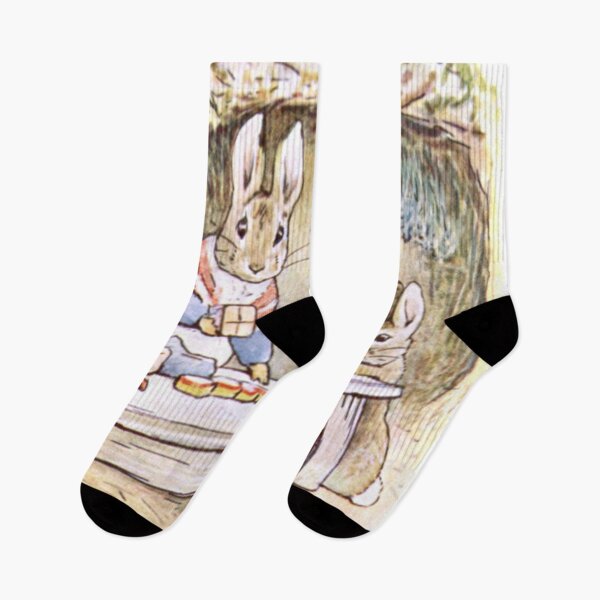 Item preview, Cute Vintage Rabbit: Peter Rabbit and Mother Bunny designed and sold by The Great  Art.