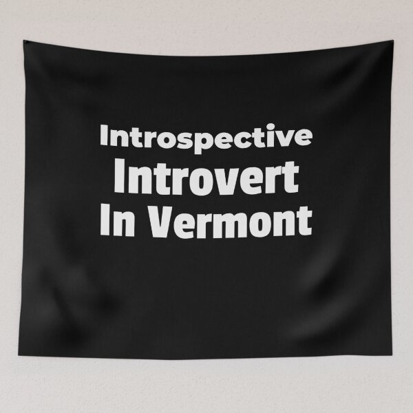 Artikelvorschau, Introspektiv introvertiert in Vermont entworfen und verkauft von artfulnotebook.