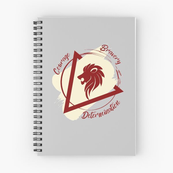 Item preview, Red and Golden Lion Courage, Determination, Bravery 2 designed and sold by AlexWolfDesigns.