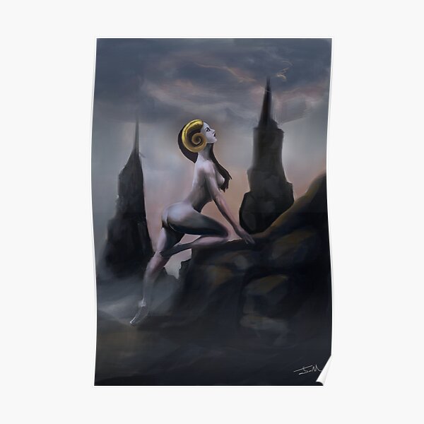Erotic Fantasy Girl Nude Posters for Sale | Redbubble