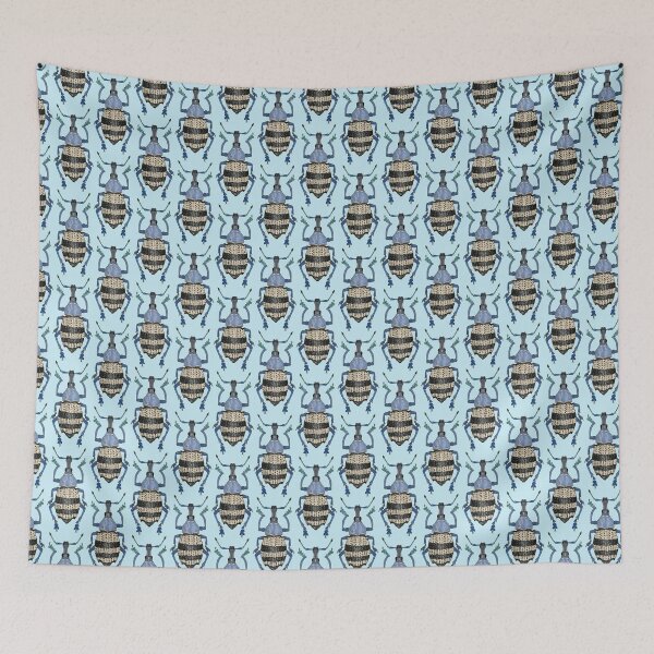 Item preview, Blue Weevil (Eupholus albofasciatus) designed and sold by beetlelady.