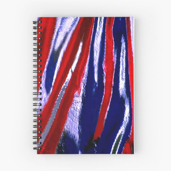 Item preview, Red White and Blue Metallic Abstract Pattern designed and sold by thestuffcompany.