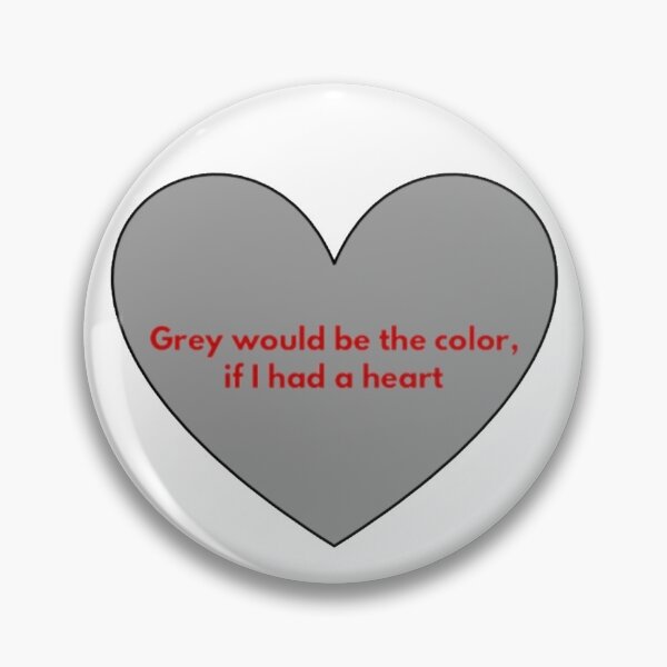 Item preview, Grey Heart (Version #1) designed and sold by UnicornPeeps.