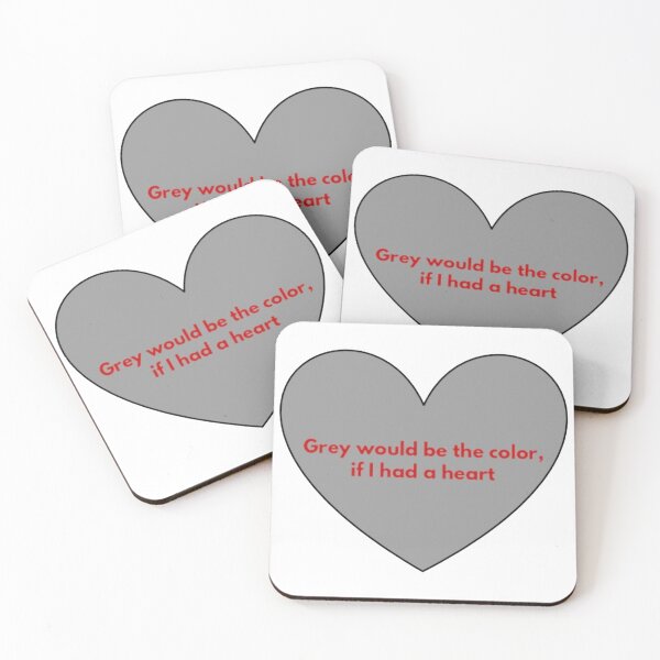 Item preview, Grey Heart (Version #1) designed and sold by UnicornPeeps.