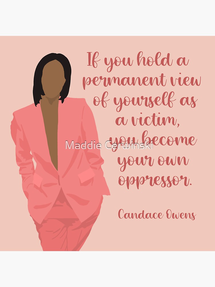 “Candace Owens” Sticker for Sale by Maddie Cerwinski | Redbubble