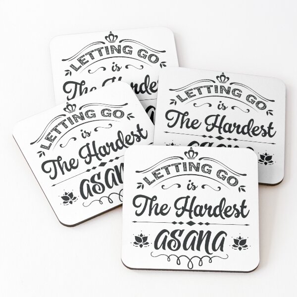 Item preview, Letting go is the hardest asana. designed and sold by Beefytee.