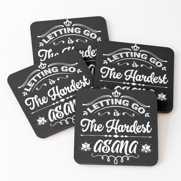 Item preview, Letting go is the hardest asana. designed and sold by Beefytee.