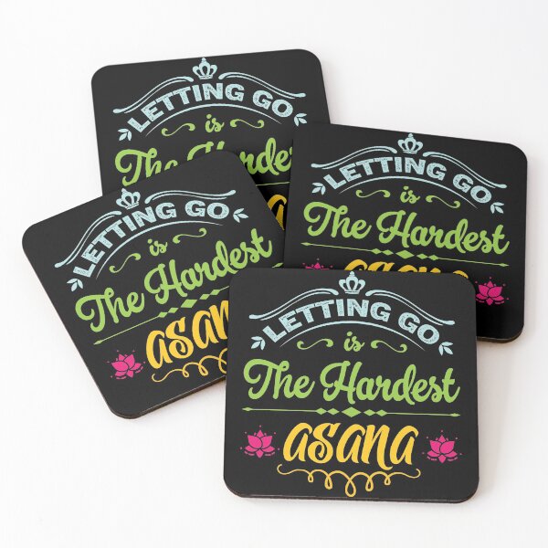 Item preview, Letting go is the hardest asana. designed and sold by Beefytee.