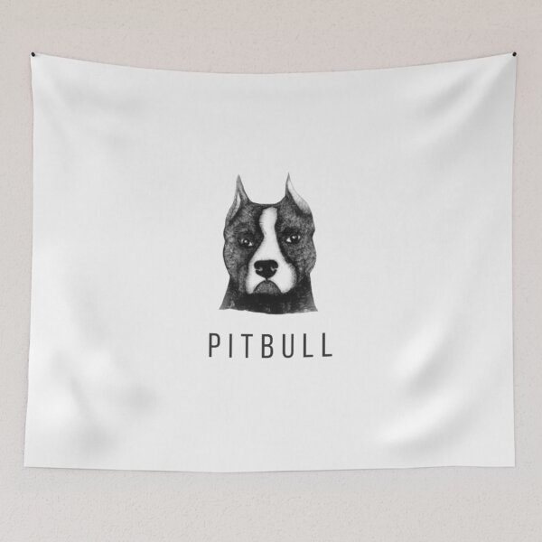 Item preview, Fine art pit bull design designed and sold by luckyturtles.