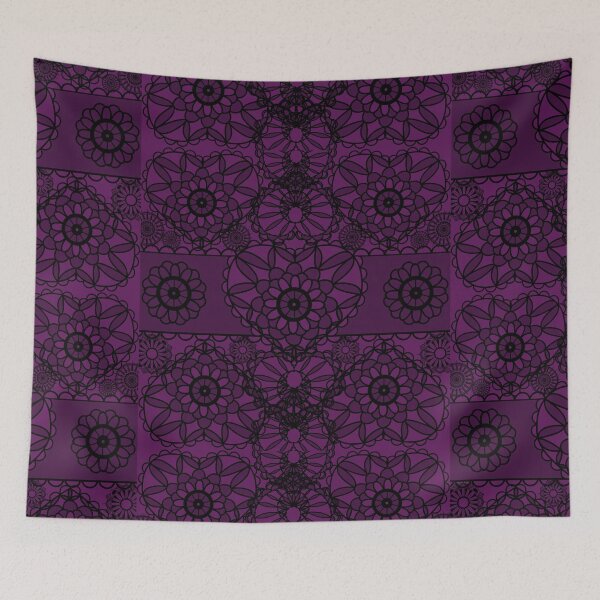 Item preview, Sexy Royalty - Black lace over violet designed and sold by Oh-Marsha.