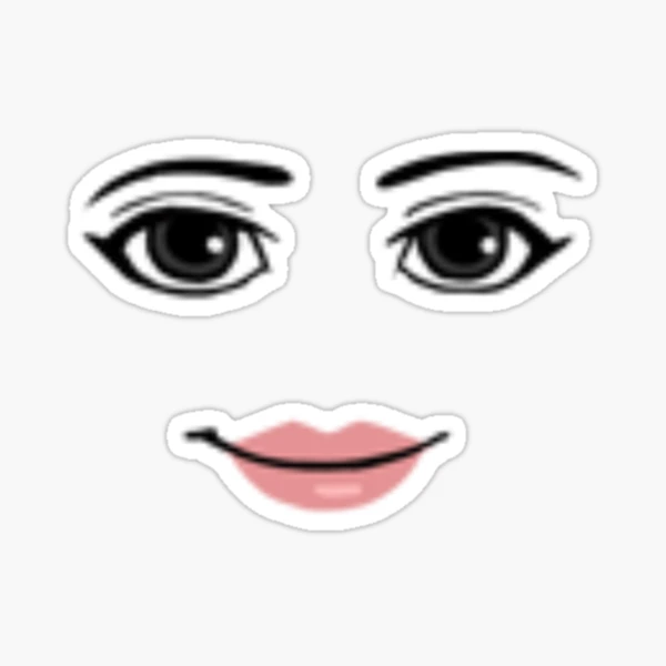 woman face. Sticker for Sale by saya :lip biting emoji