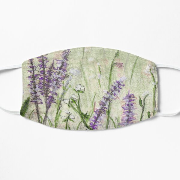Flower Meadow Flat Mask