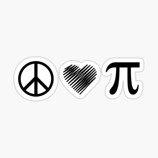 Item preview, Peace Love Pi - National  Pi Day designed and sold by yeknow.