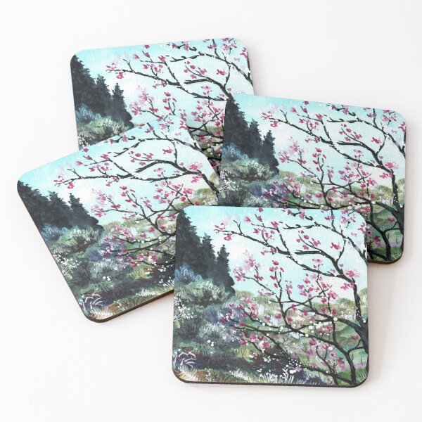 Item preview, Mountain Spring Blossom Scenery designed and sold by MariaCameliaArt.