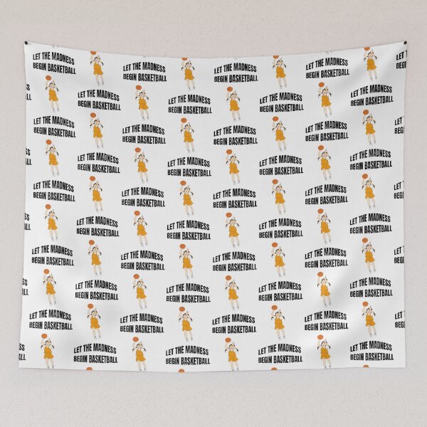 Item preview, Girl shooting Hoops - Let the Madness Begin  designed and sold by WowAllinOne.
