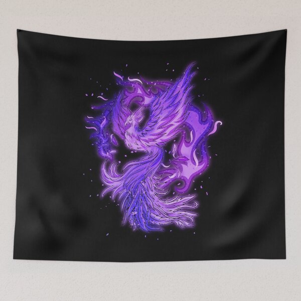Item preview, Phoenix Bird Design With Purple Fire designed and sold by NomYen ..