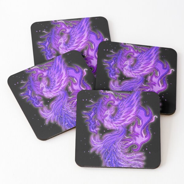 Item preview, Phoenix Bird Design With Purple Fire designed and sold by NomYen ..
