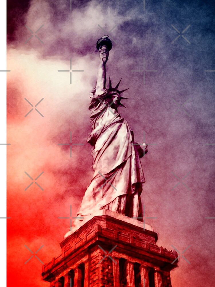 Patriotic Statue of Liberty by morningdance