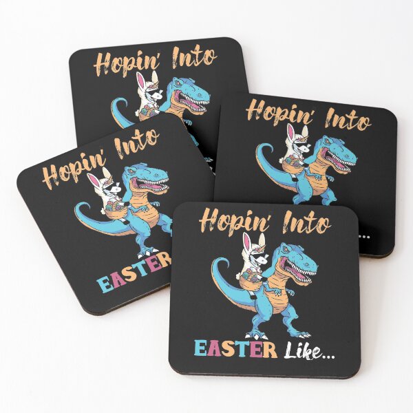 Item preview, Unicorn Bunny Rabbit Riding A T-Rex Dinosaur Funny Easter designed and sold by tshirtexpressiv.
