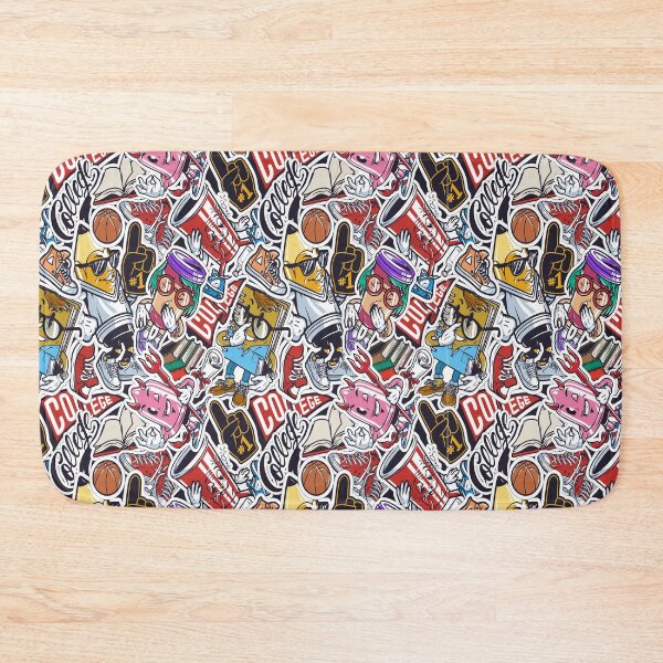 Item preview, Vintage College Colorful Seamless Pattern designed and sold by mehdi-bianco.