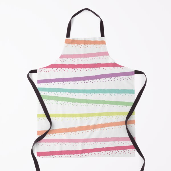 Item preview, White Polka Dot Rainbow Stripes designed and sold by TinyGinkgo.
