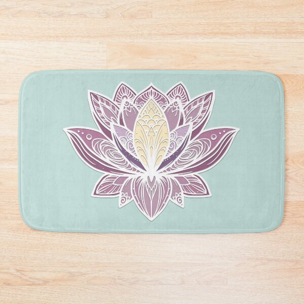 Item preview, Lotus Mandala (Purple, Yellow, and Green) designed and sold by squishyrainbow.