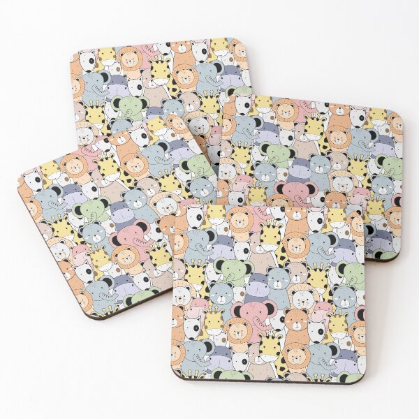 Item preview, cartoon doodle Cute animals designed and sold by della95.