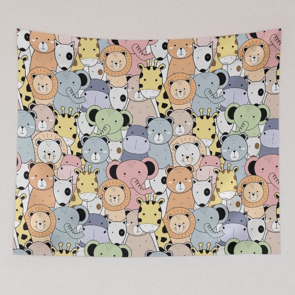 Item preview, cartoon doodle Cute animals designed and sold by della95.