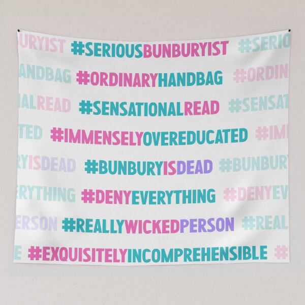 Item preview, The Importance of Being Earnest hashtag pack designed and sold by rissidesigns.
