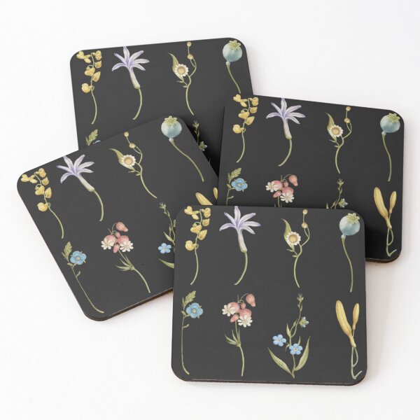 Item preview, Black Floral designed and sold by BlueSpecsStudio.
