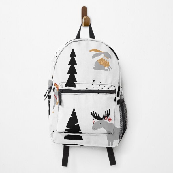 Item preview, Hand Drawn bunny, fox, goat, elk and trees designed and sold by della95.