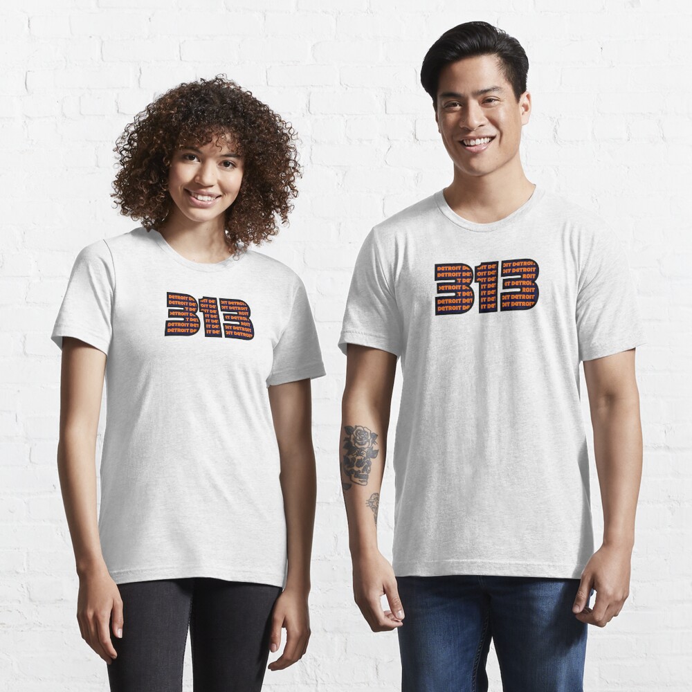 313 Big Detroit D' Unisex Baseball T-Shirt